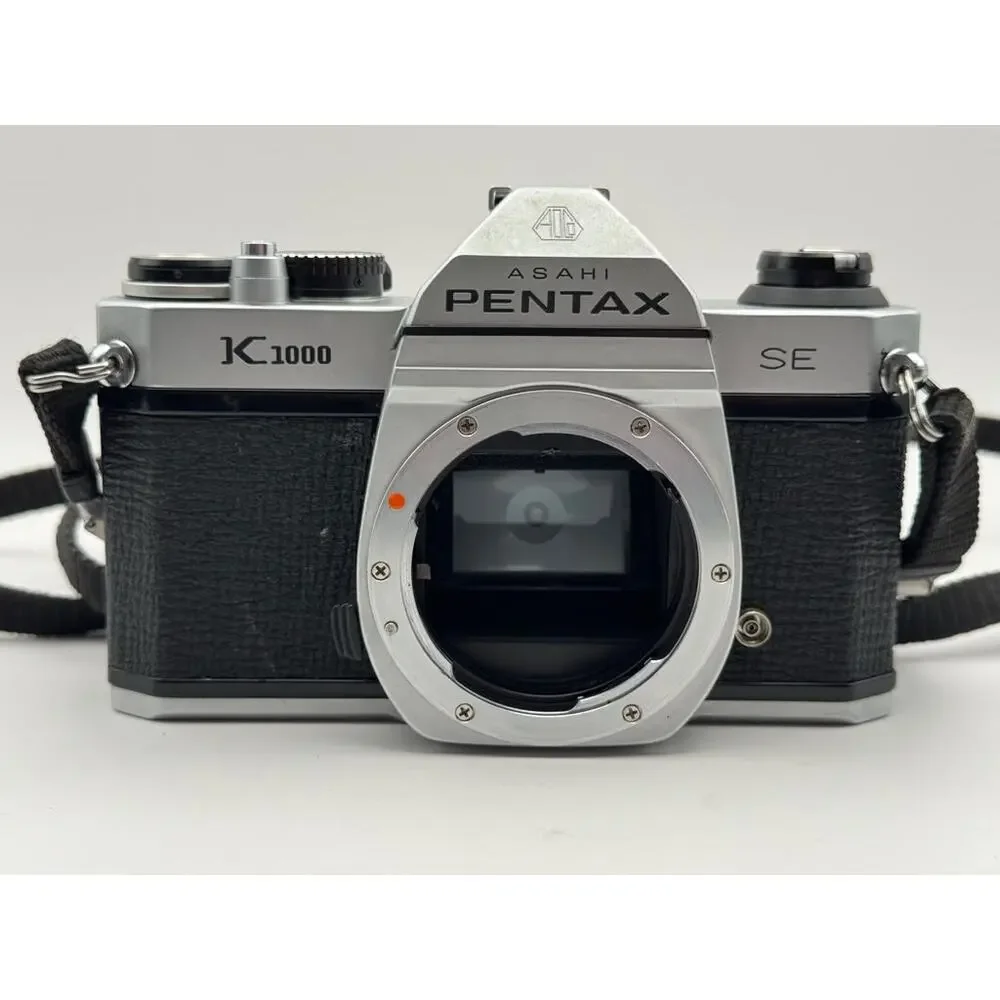Pentax K1000 SE 35mm SLR Film Camera Tested Meter Shutter Speeds Vintage Camera